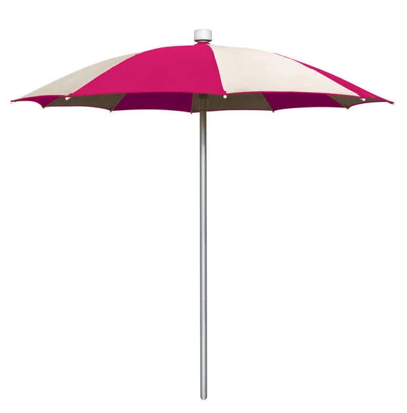 Parasol - wit-roze — Stockfoto