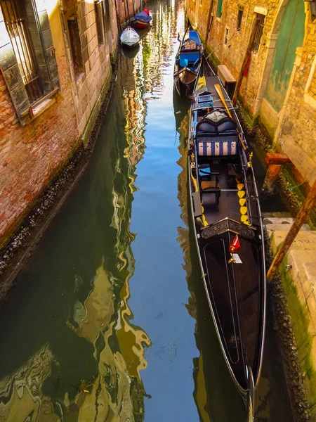 Veneza - Gôndolas no Grande Canal — Fotografia de Stock