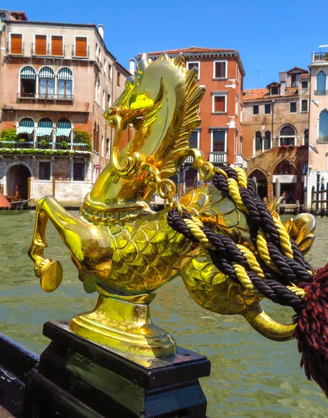 Venice - Brass horse — Stock Photo, Image