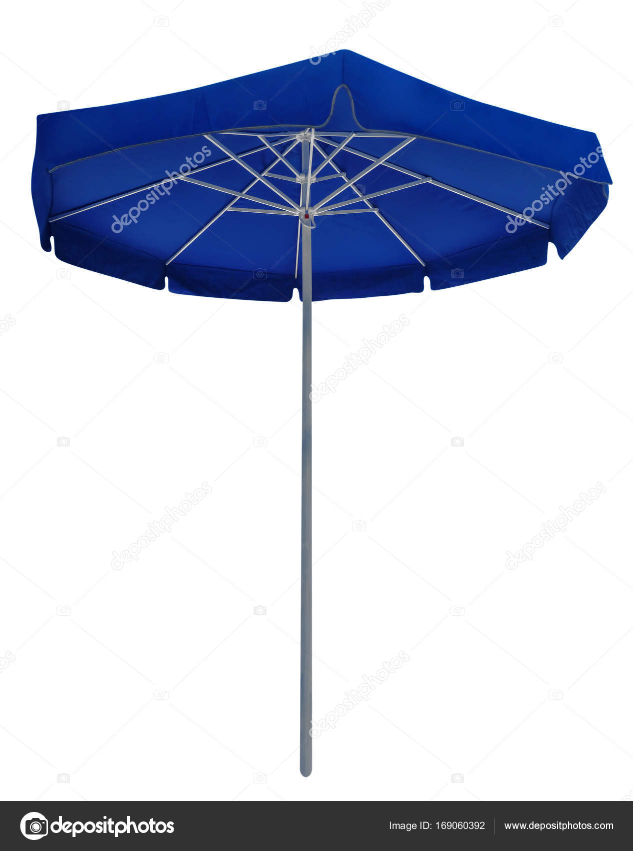 Big Beach umbrella blue — Stock © venakr depositphotos stock photo big beach umbrella blue