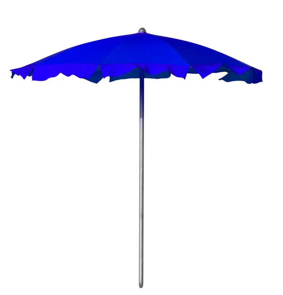 Guarda-chuva de praia - azul — Fotografia de Stock