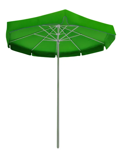大沙滩伞-绿色 — 图库照片
