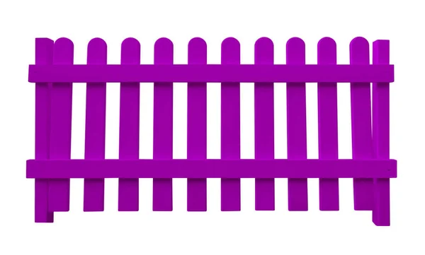 Wooden fence - violet — Stock Photo, Image