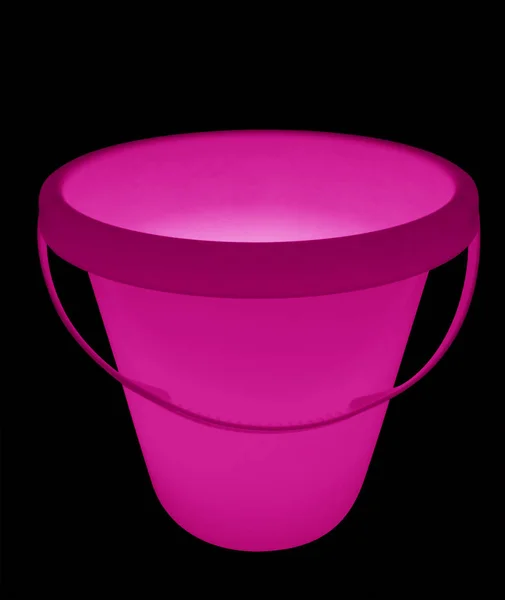 Wiadro Lampa - różowy — Zdjęcie stockowe