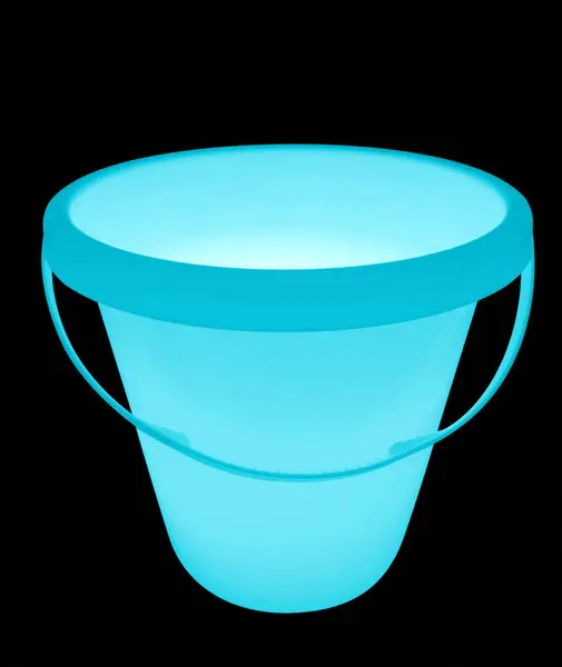 Lâmpada de balde - azul claro — Fotografia de Stock