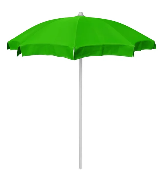 Guarda-chuva de praia - verde — Fotografia de Stock