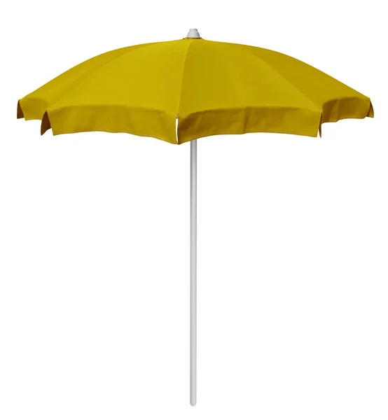 Guarda-chuva de praia - amarelo — Fotografia de Stock