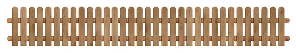 Dlouhý dřevěný plot — Stock fotografie