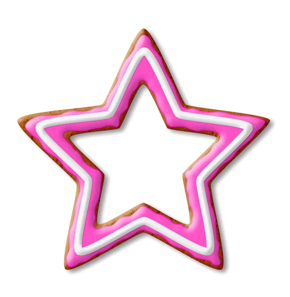 Christmas cookies - star — Stock Photo, Image