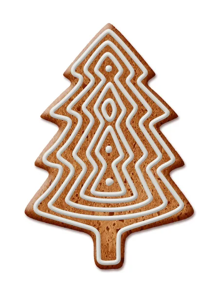 Christmas cookies - fir tree — Stock Photo, Image