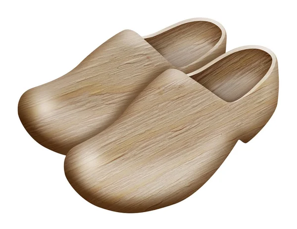 Dutch wooden shoes — Stock Photo, Image