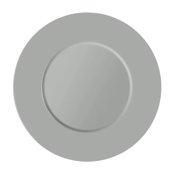 Round dish isolated — Stock Photo, Image