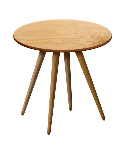 Mesa redonda de madera —  Fotos de Stock