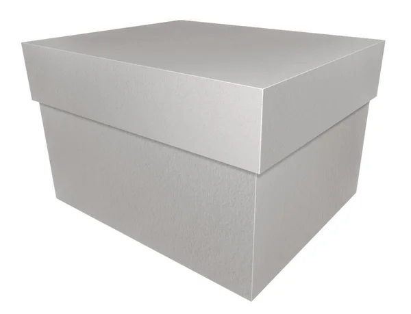 Carton box - white — Stock Photo, Image