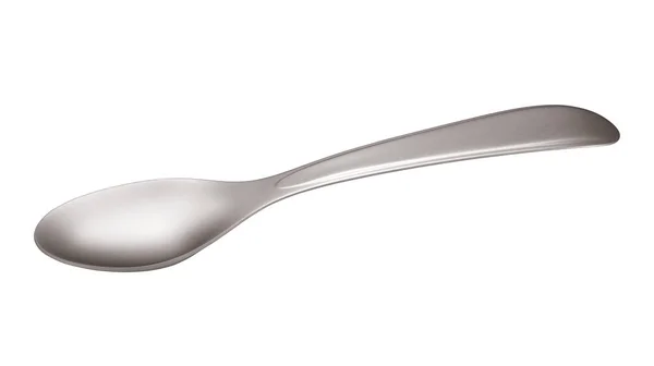 Silver spoon isolated — Stock Photo, Image