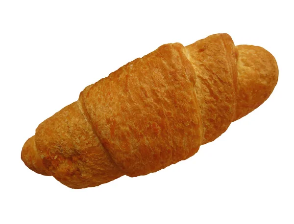 Croissant isolerad på vit — Stockfoto