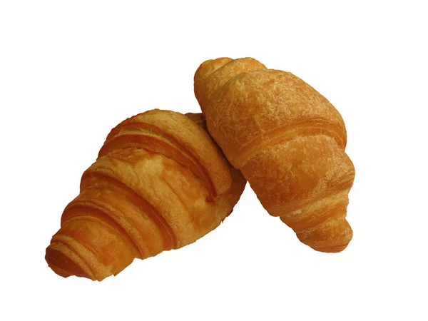 Croissants isolado em branco — Fotografia de Stock