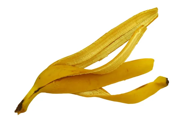 Banana peel isolated — Stock Photo, Image