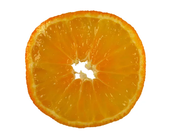 Round slice of orange — Stock Photo, Image