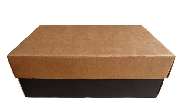 Caja de cartón aislada — Foto de Stock