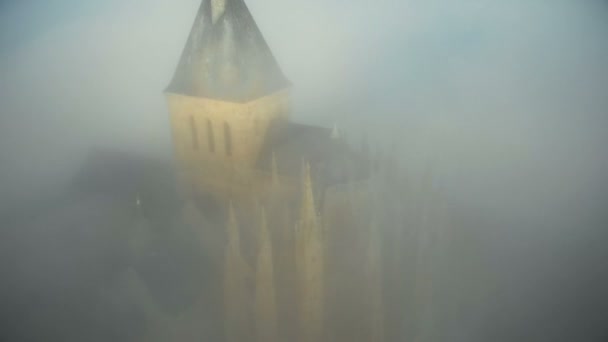 Magnifique Plan Panoramique Aérien Près Mont Mystique Saint Michel Île — Video