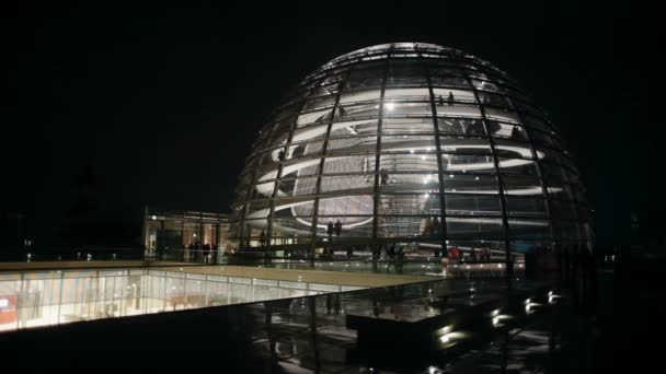 Cupola Del Reichstag Berlin Germania — Video Stock