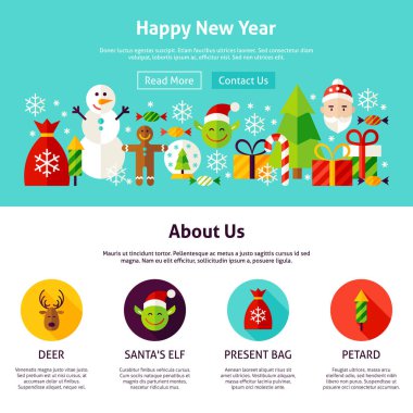 Mutlu yeni yıl Web Tasarım