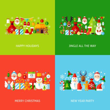 Neşeli Noel Set tebrik