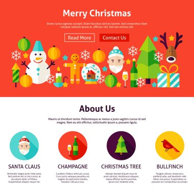 Neşeli Noel Web sitesi tasarımı