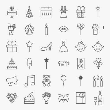 Parti satırı simgeleri ayarlandı