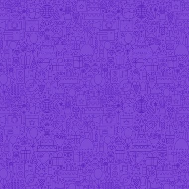 Mor çizgi parti Seamless Modeli