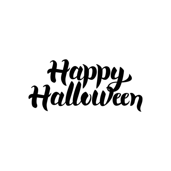 Fröhlicher Halloween-Schriftzug — Stockvektor