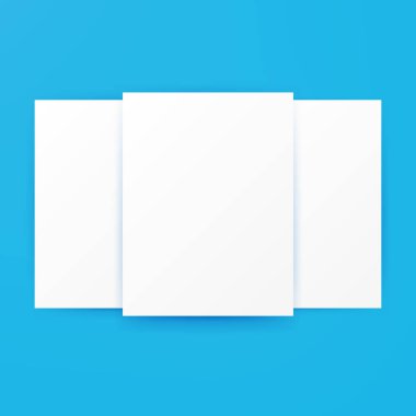 Boş poster şablonu Mockup