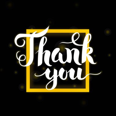 Teşekkür yazısı kartı