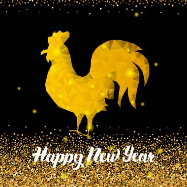 Çin yeni yılı poligonal horoz