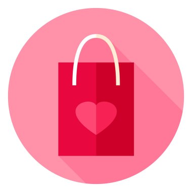 Aşk paket daire simgesi