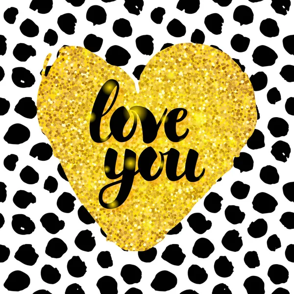 Love You Gold Imagenes De Stock De Arte Vectorial Depositphotos