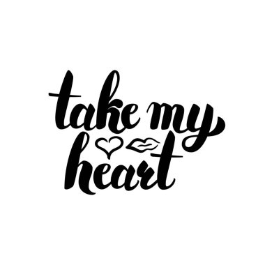 Benim kalp el yazısıyla yazılmış yazı almak