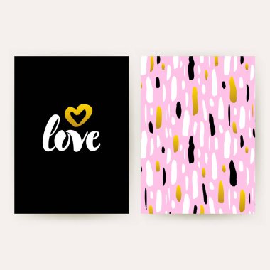 Aşk 80s Funky tarzı posterler