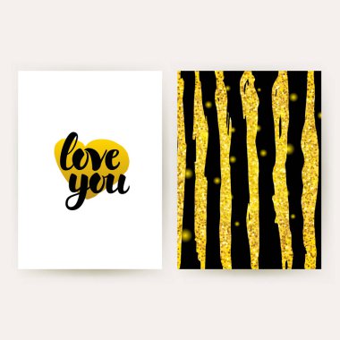 Retro altın posterler seviyorum