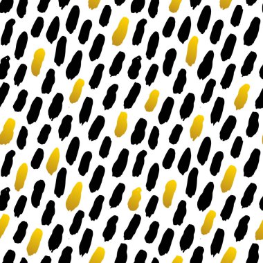 Trendy fırça konturu Seamless Modeli