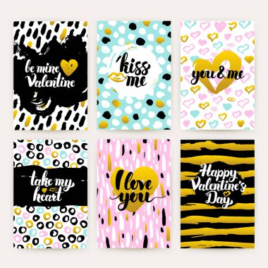 Sevgililer günü Trendy Hipster posterler