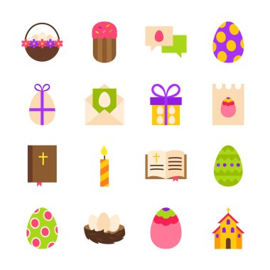 Mutlu Paskalya tatili nesneleri