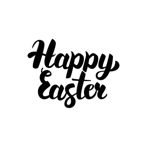 Feliz Pascua caligrafía manuscrita — Vector de stock