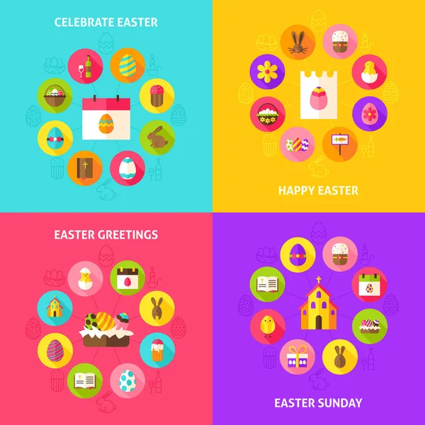 Святкуйте Великдень концепції — стоковий вектор