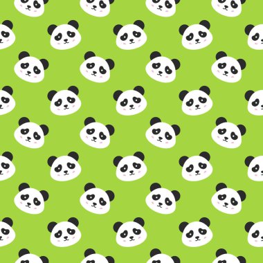 Mutlu Panda Seamless Modeli yüzler