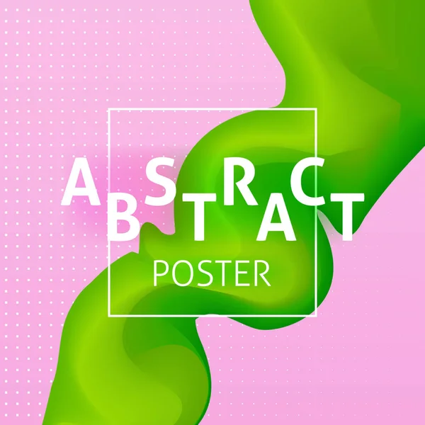 Абстрактний барвистий плакат концепції — стоковий вектор