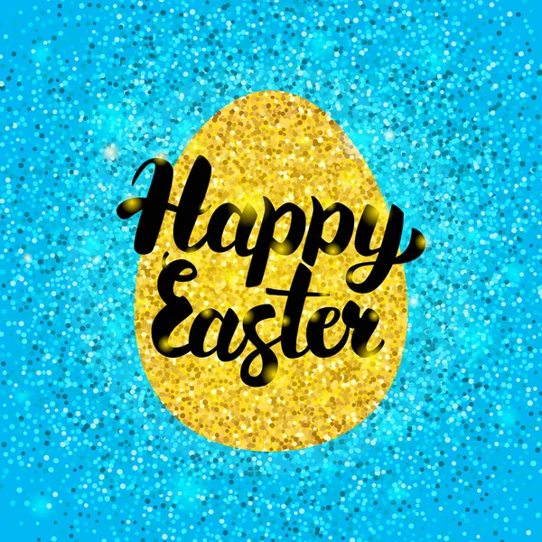 Feliz Pascua Glitter Design — Vector de stock