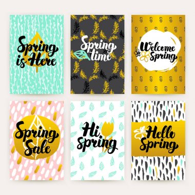 Bahar zaman Trendy broşürler