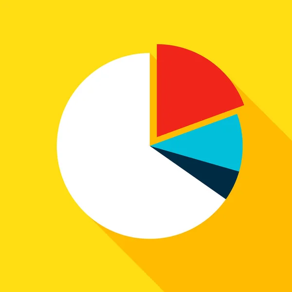 Плоская икона Chart Pie — стоковый вектор